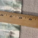 Dior Vintage Christian  Women Satin Striped Pajama Top Mint Green Button Up Large Photo 7