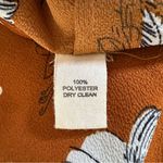 Unbranded Mustard Floral Print Open Front Kimono Top Size S/M Yellow Photo 7