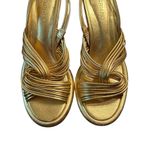Farm Rio  Gold-tone Strappy Sandals(Size 6) Photo 3