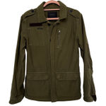 Maison Scotch Botanic Summer Military Jacket Green Size 6 Photo 0