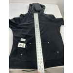 Womans Style & Co Sport Long Sleeve Full Zip Sweatshirt Large Black Rhinestone Photo 6