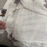 Free People  Cream Floral Long Sleeve Dress Photo 8