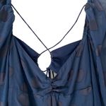 For Love & Lemons Lula Mini Navy Blue Polka Dot Dress size small Photo 4