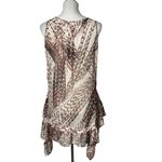 LOGO By Lori Goldstein  Ruffle Hem Top‎ Womens S Sheer Flowy Sleeveless BOHO Photo 2