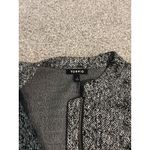 Torrid  Ladies  2 (2XL ) Black/White Ponte Fit And Flare Jacket Chevron Plus‎ Photo 5