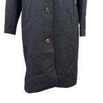 Investments Wool Blend Black Long Coat NWT Size 10 Women’s Photo 2