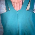 Gal Meets Glam Square Neck Jumpsuit in Teal Size 00 Photo 6