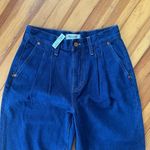 Madewell NWT Baggy Straight Jeans in Woodham Wash: Pleated Edition Size 26 Photo 5