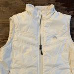 Nike ACG White Vest sz M Women's Quilted Puffer Vest Fur trim Photo 9