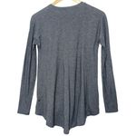 Lululemon  Acadia Long Sleeve W3AMKS Heathered Pitch Grey Gray Pima Cotton Size M Photo 5