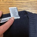 Capacity Vintage vest. Navy Winter Scene. Size Medium Blue Photo 5