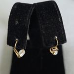 Vintage Freshwater Rice Pearl Necklace and Earrings Pat 537965 Gold Photo 5