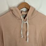Aerie oversize distressed hoodie peachy beige size S Photo 2