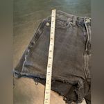 American Eagle  Outfitters Faded Black Jean Shorts Photo 9