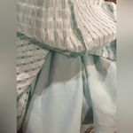 English Factory GINGHAM TIERED MIDI DRESS Medium NWT Mint color short sleeve Photo 6