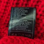 BB Dakota Love Actually Red Cowl Neck Knit Sweater Woman's Size Large Chunky Photo 10