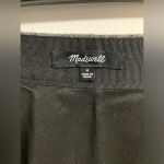 Madewell Wool Blend Zip Front Mini Skirt Grey Womens size 4 Photo 4
