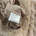 Tadashi Shoji Collection Silk Beaded Sleeveless Blush Gown 12 Photo 10