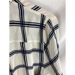 En Crême en creme plaid button down shirt size medium Photo 4