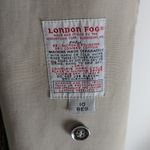 London Fog Khaki Double-Breasted Trench Coat All Weather Raincoat 10 Regular Photo 4