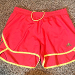 Adidas  Running‎ Shorts Athletic Gym Workout Lightweight Neon Pink Yellow M Photo 0