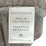 Daydreamer Free People Cropped Tank Top Champagne Womens Sz M Grey Cropped Boxy Photo 4
