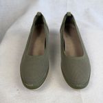 Vionic Jacey Knit Wedge Flats Olive Green Women's Size 11 Comfort Shoes Casual Photo 2