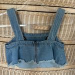 L'ATISTE Denim Bohemian Top Photo 3