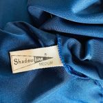 Shadowline Medium Satin Nightgown House Coat Robe Blue Long Floral Embroidered u Size undefined Photo 4