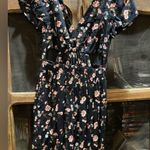 American Eagle  Outfitters Floral Mini Dress - Black and Pink Photo 0