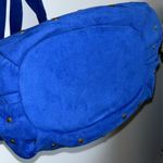 Blue Floral Embellished Women's Bag Photo 6