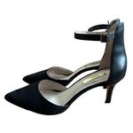 Louise et Cie  black suede kitten heels sz 7 Photo 1