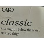 Cato Classic Women's Brown Wide Leg Pants Sits Below the Waist Size 16 Photo 2