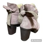 BEARPAW Womens High Heel Boots Cow Suede Wool Blend Sheep Skin Size 9 Photo 2