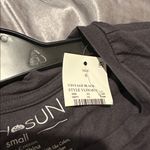 Fifth Sun  Charcoal Tee with Mustard Text Photo 4