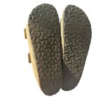 Birkenstock Arizona Suede Leather Sandals EU 39 US 8 Beige Neutral Slide Photo 3