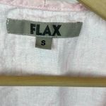 Flax  100% Linen Pale Pink Short Sleeve Tunic Tank Top S Photo 2