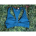 PINK - Victoria's Secret Victoria's Secret Pink Blue Open Back Sports Bra Sz XS Photo 1