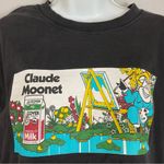 Black Claude Moonet Shirt Clo the Cow Artist Mullet Crop T Photo 7