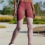 Free People Movement Two Tone Full Length Leggings Small Photo 1