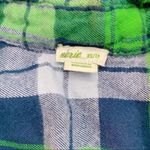Aerie XS Blue & Green Flannel Photo 2