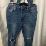 Vibrant  Blue Women's Denim Overalls Photo 2