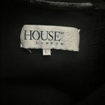 House Of CB  London SZ L black strapless cocktail dress with flare bottom Photo 4