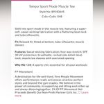 FP Movement Tempo Sport Mode Muscle Tee in Oxford Blue Size L Size L Photo 3