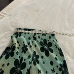 Urban Outfitters  Women’s Extra Small Bryn Floral Green Pull On Flare Pants Photo 5