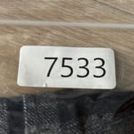 Triple Five Soul Shirt L Flannel Button Up Black Gray Plaid Roll Tab Lumberjack Size L Photo 9