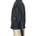 Proenza Schouler *NEW~** NAVY BLUE Long Sleeve Bomber NYLON WINDBREAKER JACKET~XS Photo 3