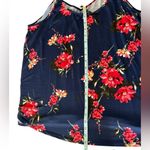 PaperMoon  Women Top Size 3X Blue Multi Floral Spaghetti Straps Blouse‎ Photo 8