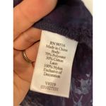 Coldwater Creek  purple lace trim blouse size large Photo 4