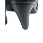 Sam Edelman * Sadee Black Leather Heeled Ankle Booties Womens Size 9 Double Zip Photo 4